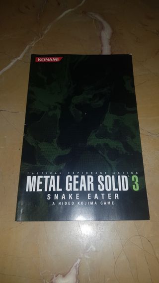 PS2  /  METAL GEAR 3 SNAKE EATER  \  BUEN ESTADO