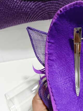 TOCADO + BOLSO DE BODA.