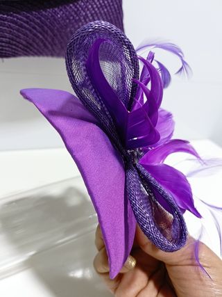 TOCADO + BOLSO DE BODA.