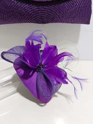 TOCADO + BOLSO DE BODA.