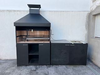 Porches de madera barbacoas a medidas hornos leña