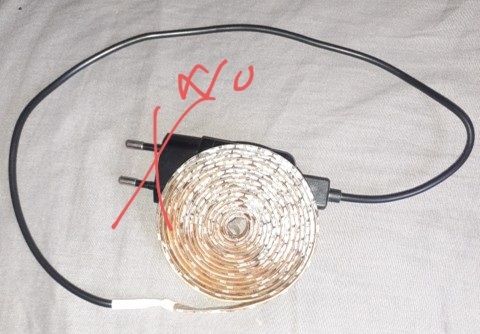 Lámparas luz roja, blanca, led/LOTE"CUERO"/Juego X