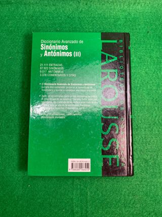 Diccionario avanzado de sinónimos y antónimos