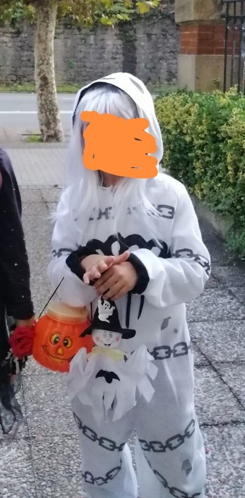 Disfraz niñ@ fantasma talla 8/10