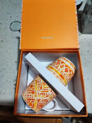 Set di 2 tazze in bone china
