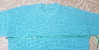 Jersey manga larga entretiempo turquesa Talla M