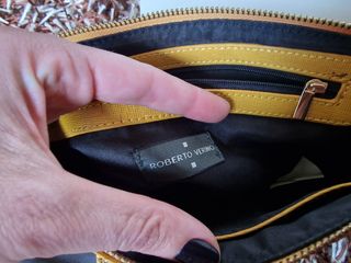 Bolso bandolera o de mano de piel Roberto Verino 