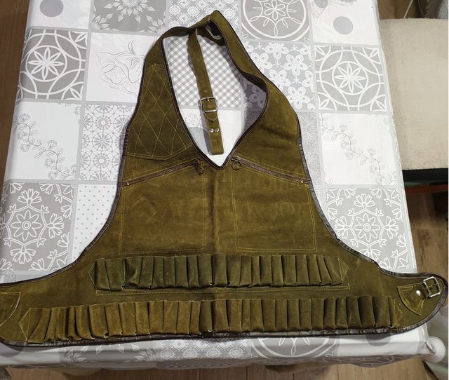 Gilet Canana in pelle scamosciata