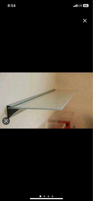 Balda de vidrio / Cristal 118 cm