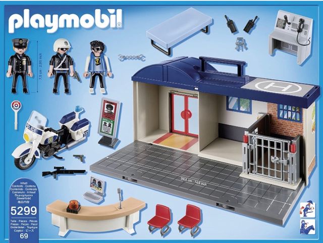 Maletín Comisaría Playmobil