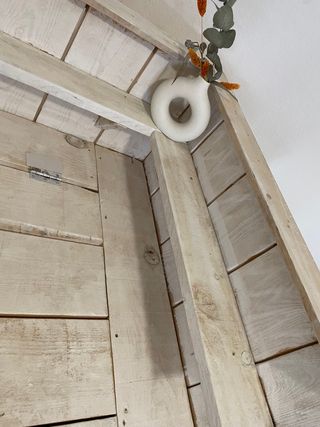 Mueble con gran baul Decorativo y almacenaje