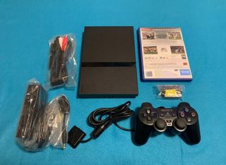 Sony Playstation 2 Two Negra PES2008 bundle pack