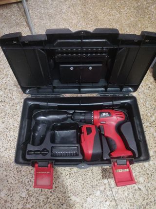 maletin mas taladro inalambrico