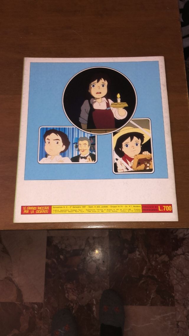 Vintage album "Pollyanna" figurine Panini 1987