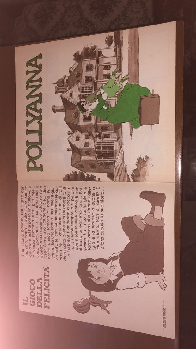 Vintage album "Pollyanna" figurine Panini 1987