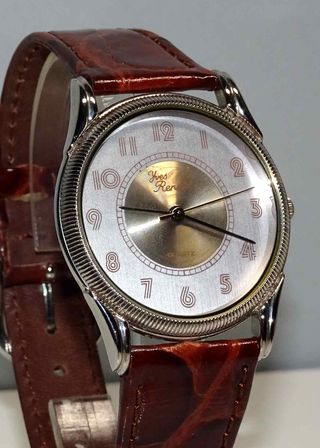 1266-Reloj YVES RENOID-hombre/unisex-vintage-NOS