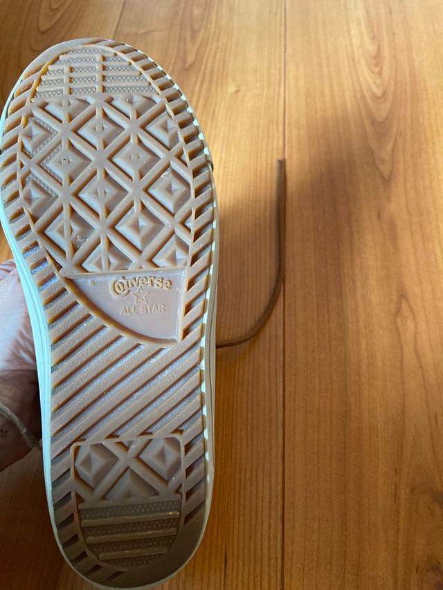 Zapatilla bota piel converse