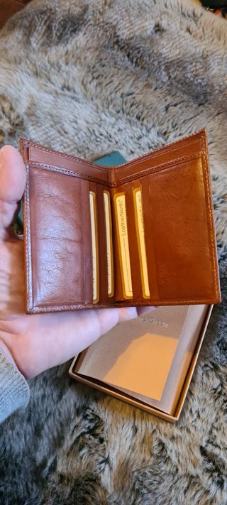 Billetera de piel hombre