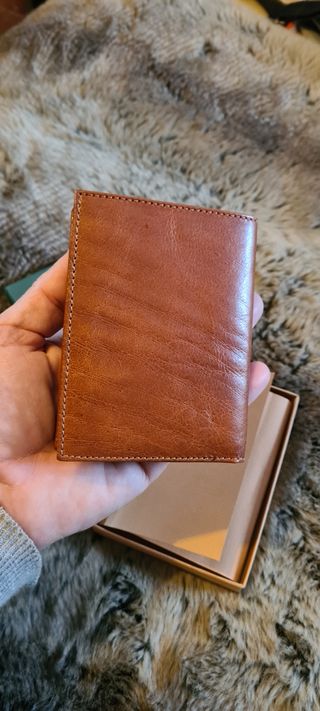 Billetera de piel hombre