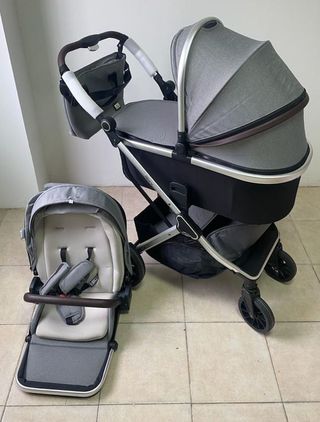 DUO con Capazo duro GLORY Grey