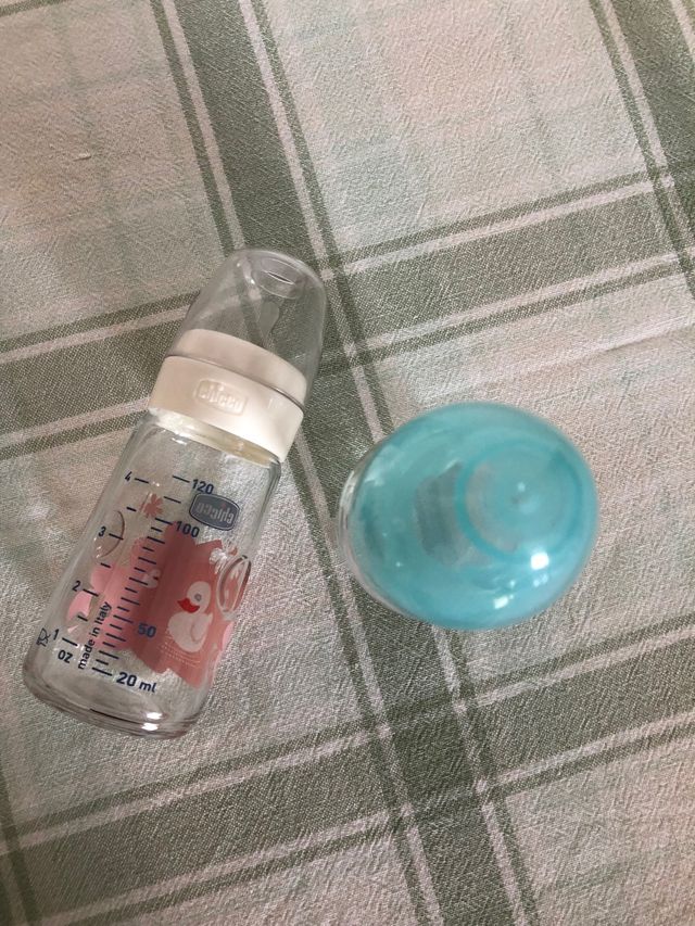 2 Biberones de cristal 120 ml