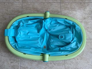 Bañera plegable hinchable para bebés y niños