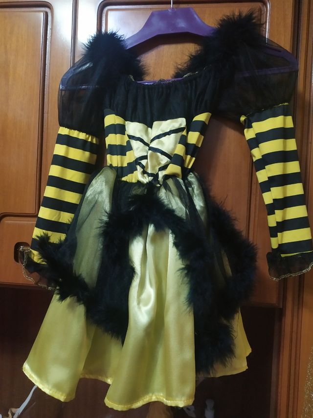 precioso disfraz de abeja 6añitos