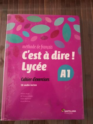 Libro y cuaderno ejercicios francés