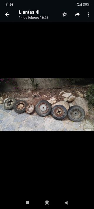 lote ruedas de Vespa varios modelos
