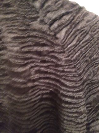 chaqueta de señora, tela imitacion a astracan.