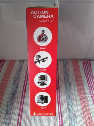 cámara de vídeo y fotos sin estrenar