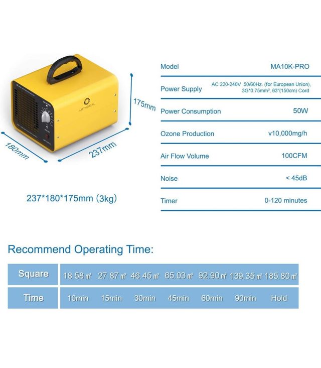 Generador Ozono profesional Airthereal