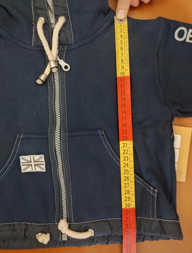 Felpa e cappuccio e zip