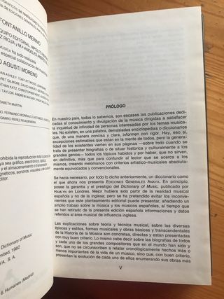 Diccionario de música