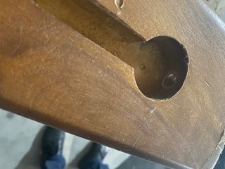 Cama de madera con somier 1'05