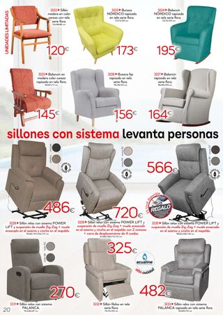 Sillón relax Butaca Varios modelos