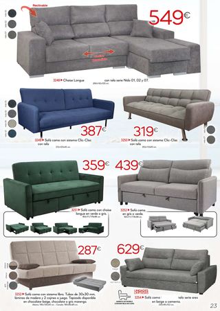 Sillón relax Butaca Varios modelos