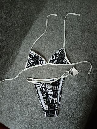 bikini sexy costume da bagno due pezzi vita alta