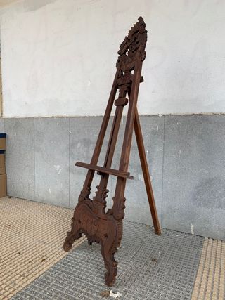 Caballete antiguo de caoba