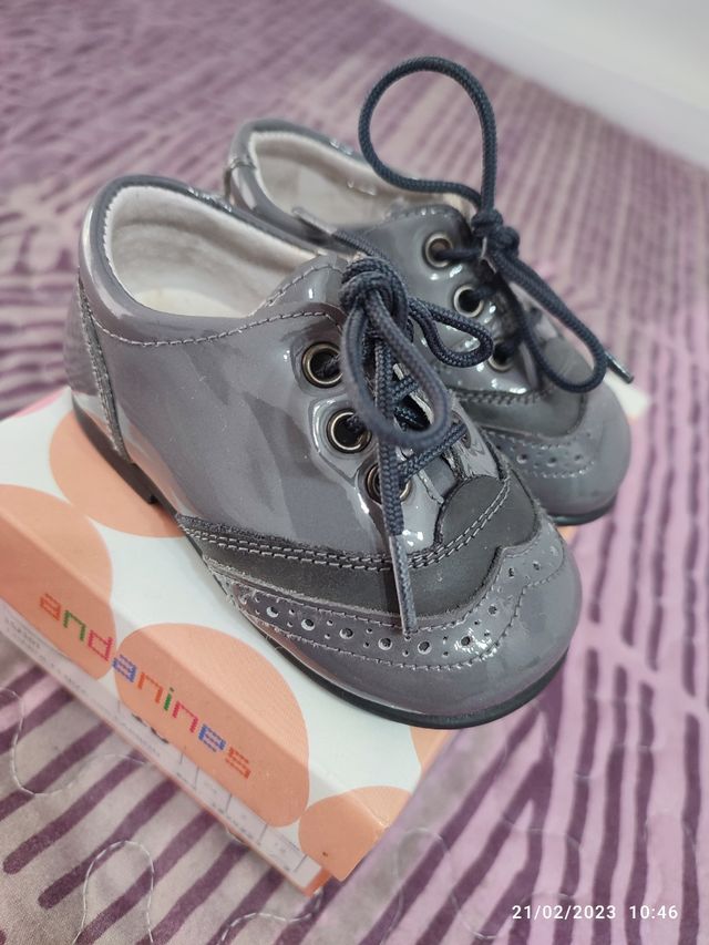 zapatos andanines talla 18 