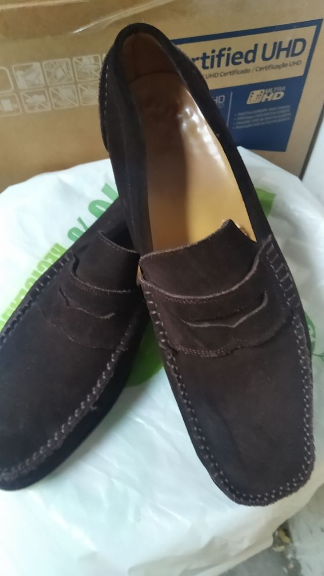 zapatos ante marrón del 41