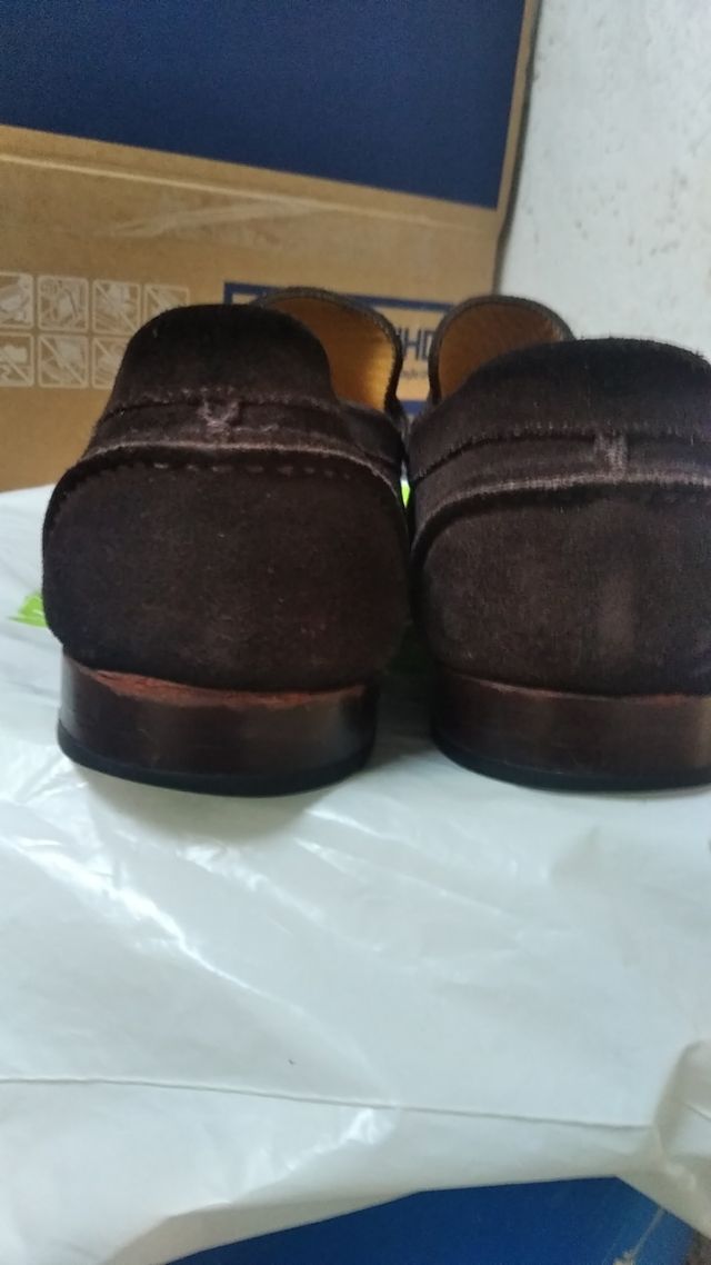 zapatos ante marrón del 41
