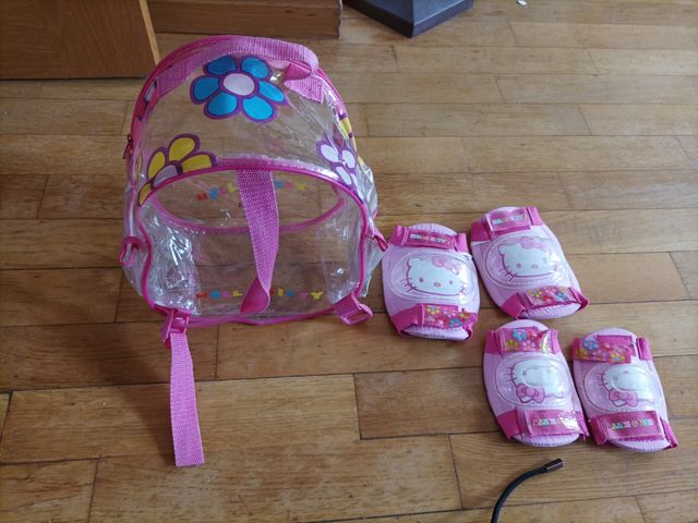 rodilleras y coderas de la hello kitty