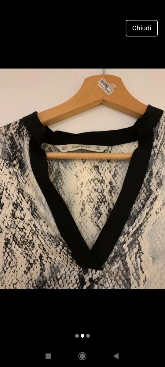 Camicia stampa animalier Zara