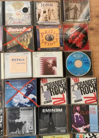 Selección 35 cd's de rock