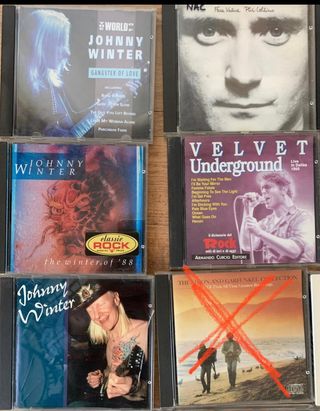 Selección 35 cd's de rock