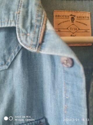 Camisa Vaquera T. 14 -Brotes-