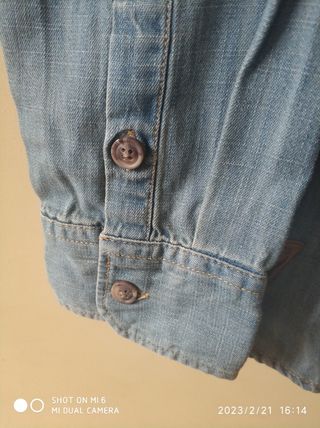 Camisa Vaquera T. 14 -Brotes-