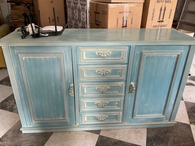 Aparador salón de madera maciza