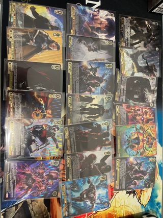 Marvel weiss schawarz japones varias 19 cartas